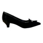 Anne Klein Women’s Black Suede Tassel I Flex Munza Kitten Heels Size 7M