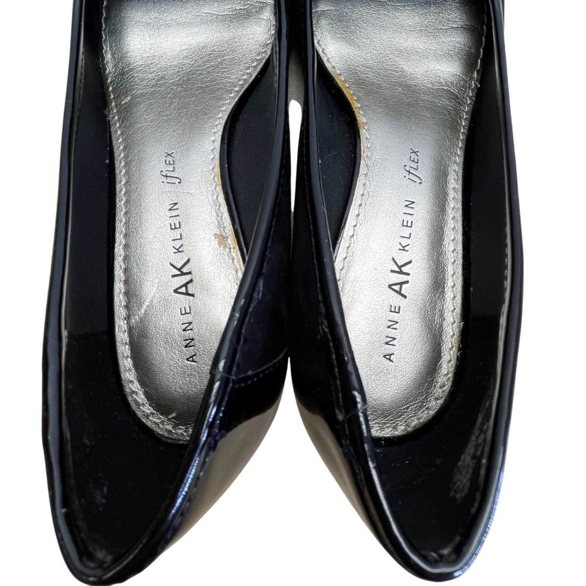 Anne Klein Women’s Black Suede Tassel I Flex Munza Kitten Heels Size 7M