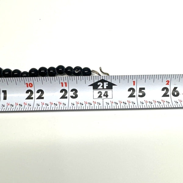 Vintage Egyptian Muti-strand Bib with Iridescent Beads Necklace - 24in