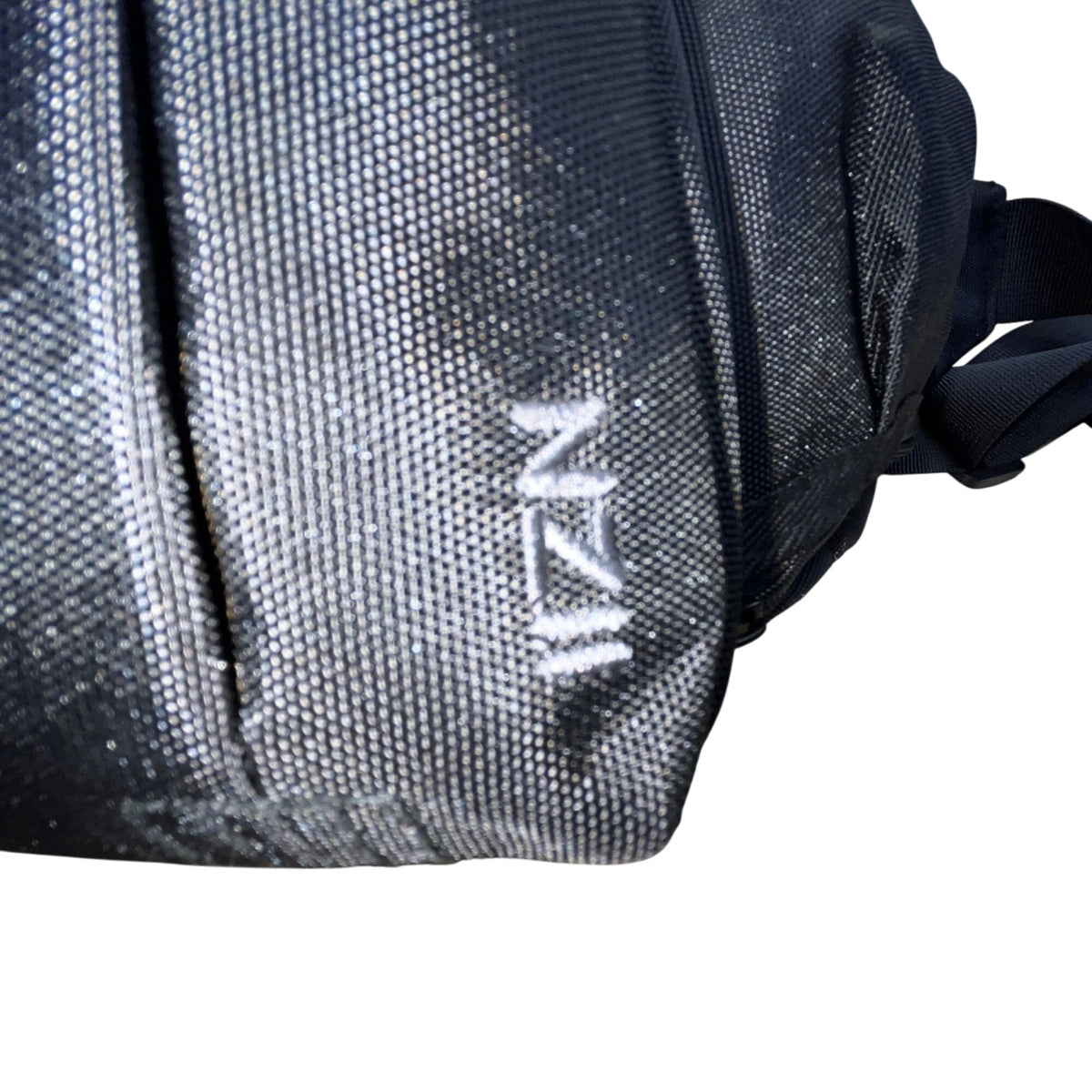 NZII Unisex Black Nylon  Multiple Compartments Lightweight Adjustable Belt Bag