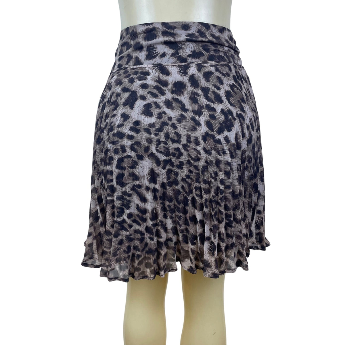 INC International Concepts Women’s Brown Leopard Print Midi Skirt Size 14 - New