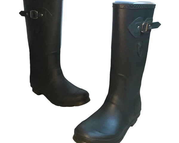 Settia Women's Green Rubber Waterproof Winter Boots Sz 9