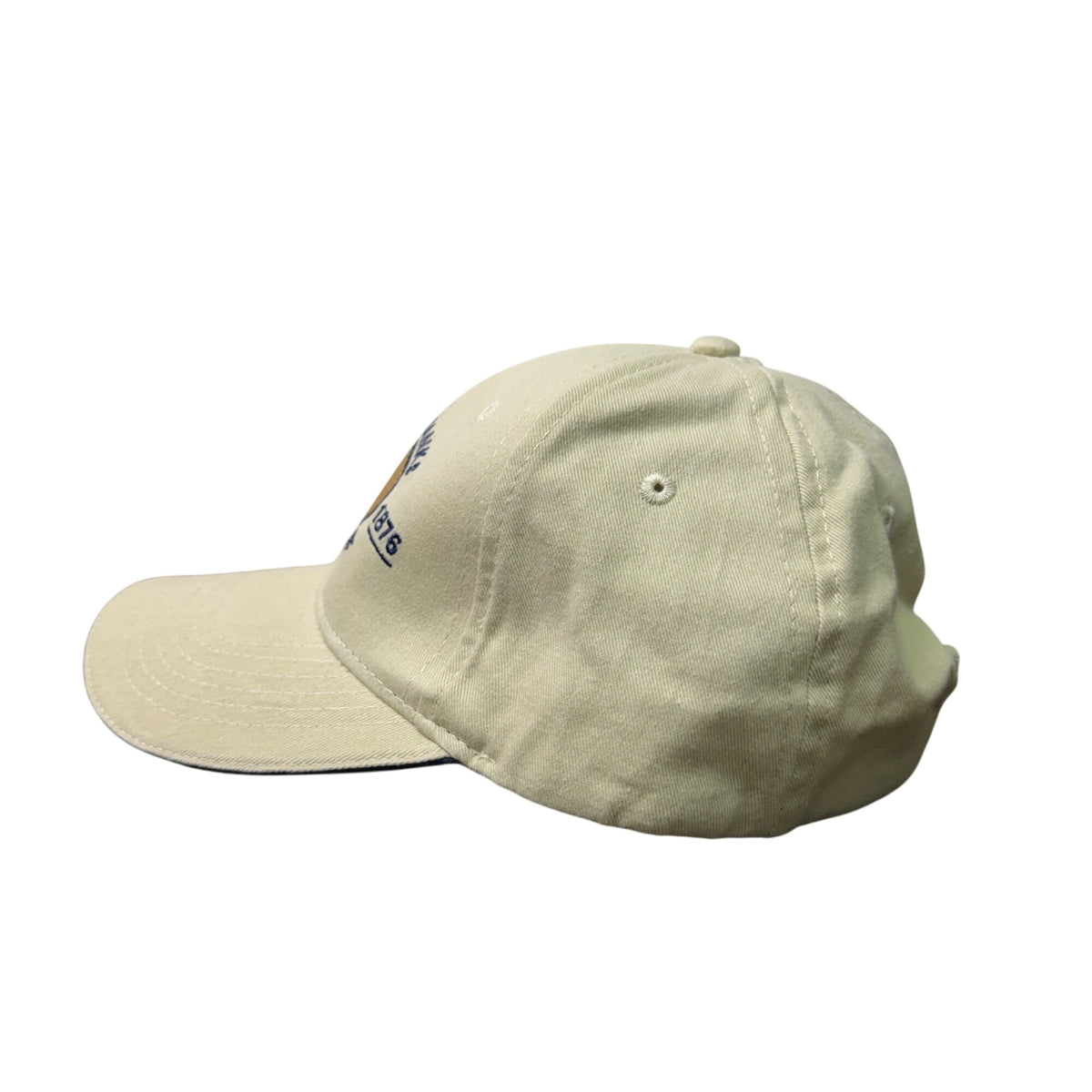 Outer Banks Unisex Beige Cotton Baseball Cap Embroidered Lighthouse Design OS