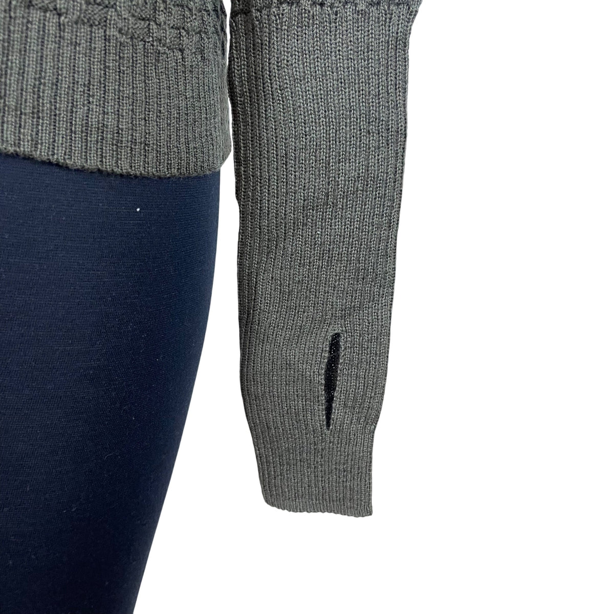 The Knotty Ones Women’s Green Textured Knit Turtleneck Sweater Size S