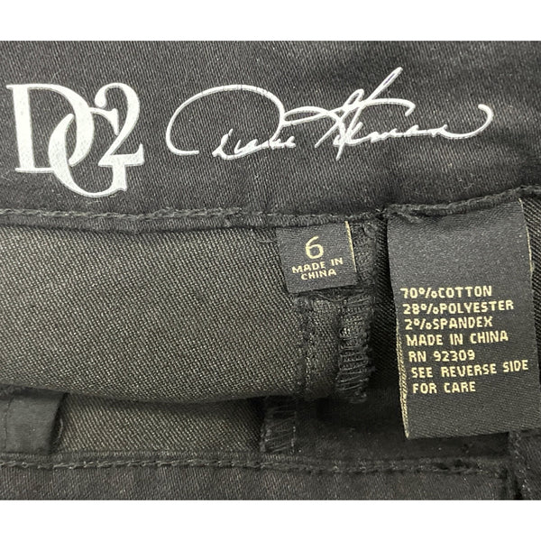 DG2 Women’s Black Stretch Skinny Jeans Studded Detailing Size 6