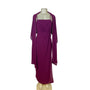 Jordan Magenta Sleeveless Women Formal Evening Gown W/ Spaghetti Straps Sz 11/12