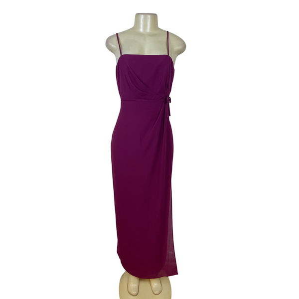 Jordan Magenta Sleeveless Women Formal Evening Gown W/ Spaghetti Straps Sz 11/12