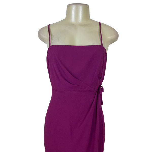 Jordan Magenta Sleeveless Women Formal Evening Gown W/ Spaghetti Straps Sz 11/12