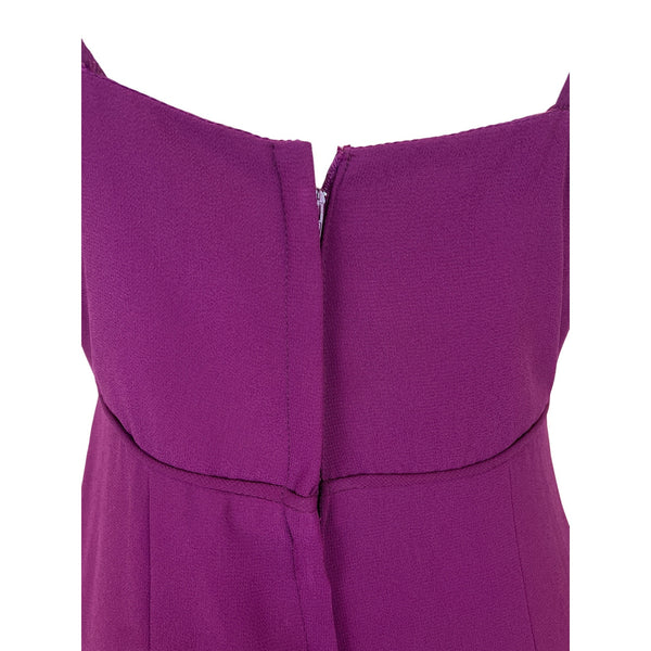 Jordan Magenta Sleeveless Women Formal Evening Gown W/ Spaghetti Straps Sz 11/12