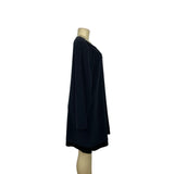 Jones New York Black Long Sleeve Knee Length Dress Size 14 Womens Elegant Style