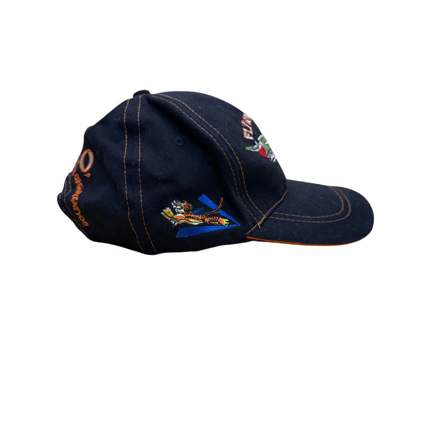 Flying Tigers F.T.H.O. Navy Blue Cotton Embroidered Baseball Cap Adjustable Strap Hat
