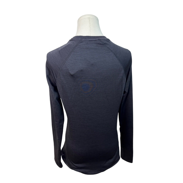 Under Armour Womens Long Sleeve Crew Shirt Black Size M - New