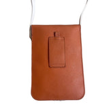 K Carrol Women's Burnt Orange and White Fashionable Crossbody Belt/Bag Sz S