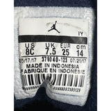 Nike Air Jordan Kids Jumpman Retro 11 Mid Top White Blue Sneakers Sz 8C