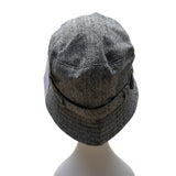 Womens Herringbone Bucket Hat With UPF 50+ Sun Protection