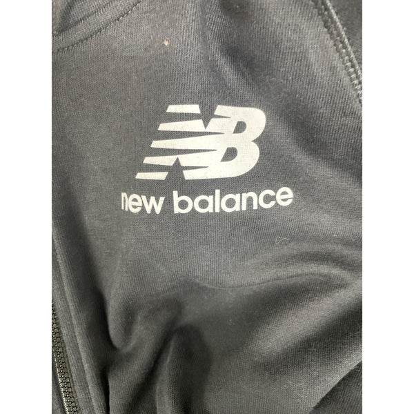 New Balance Women's Black Full-Zip Hoodie With Front Pockets Sz L - New
