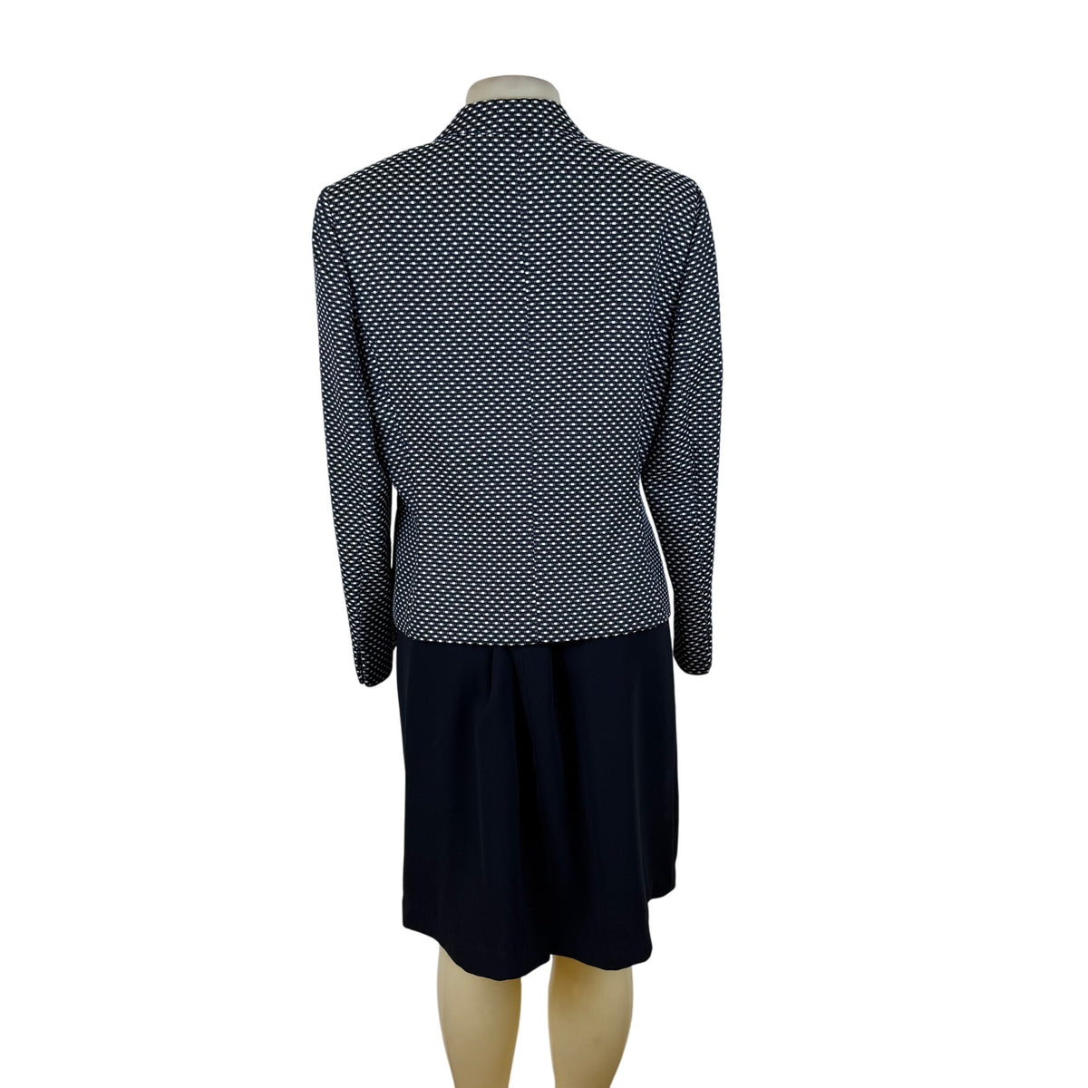 Evan- Picone Women’s Black & White Blazer & Skirt Set Classic Design Size 16