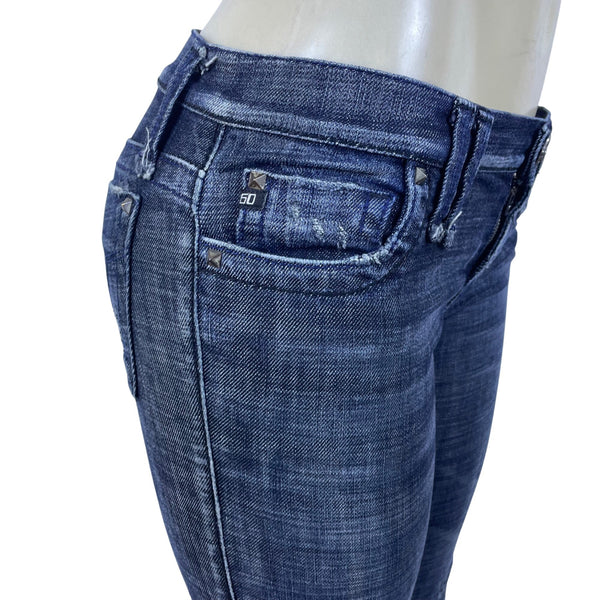 Miss Sixty Women's Dark Wash Skinny Jeans Size 28