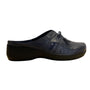 Easy Spirit Women’s Navy Leather Esabetti Comfort Slip-On Clogs Size 10W