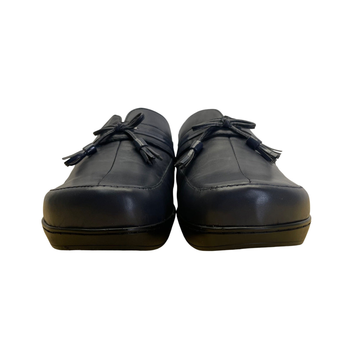 Easy Spirit Women’s Navy Leather Esabetti Comfort Slip-On Clogs Size 10W