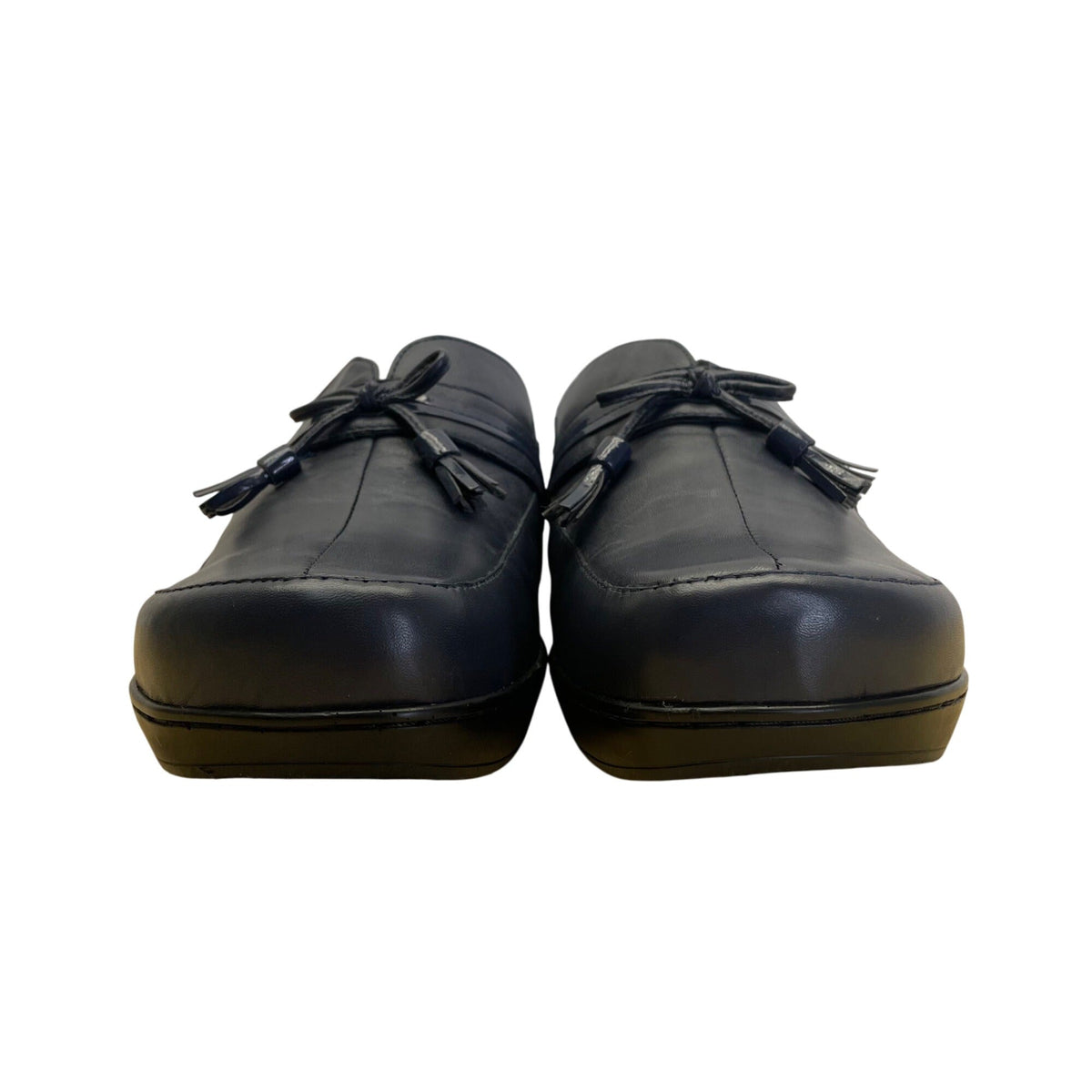 Easy Spirit Women’s Navy Leather Esabetti Comfort Slip-On Clogs Size 10W
