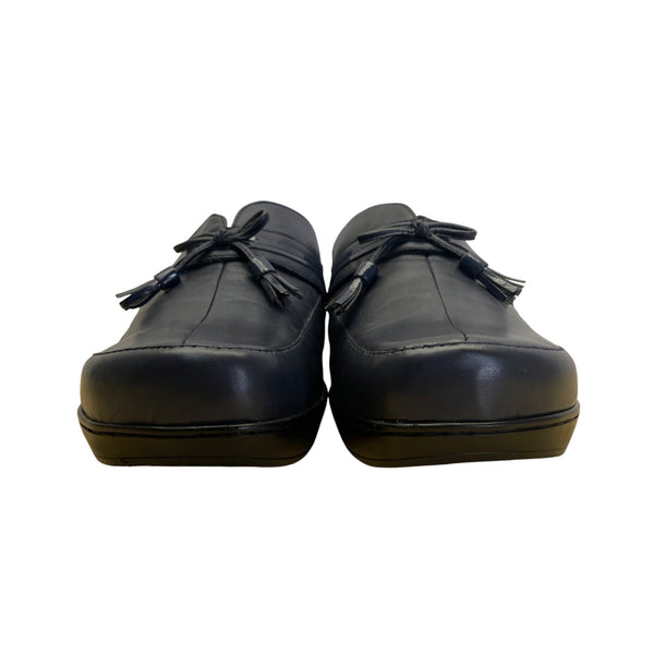 Easy Spirit Women’s Navy Leather Esabetti Comfort Slip-On Clogs Size 10W