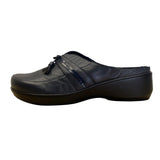 Easy Spirit Women’s Navy Leather Esabetti Comfort Slip-On Clogs Size 10W