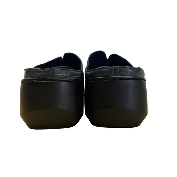 Easy Spirit Women’s Navy Leather Esabetti Comfort Slip-On Clogs Size 10W