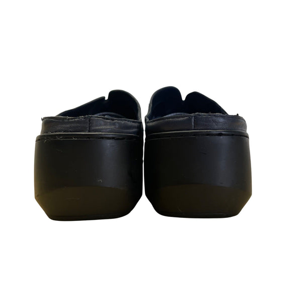Easy Spirit Women’s Navy Leather Esabetti Comfort Slip-On Clogs Size 10W