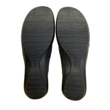 Easy Spirit Women’s Navy Leather Esabetti Comfort Slip-On Clogs Size 10W