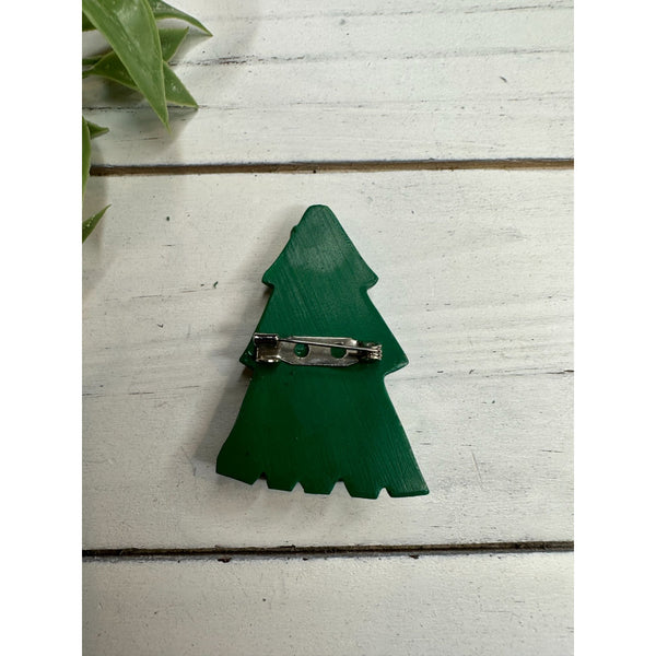 Christmas Tree Holiday Brooch Pin