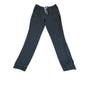 Wowie Men's Dark Grey Elastic Waist Joggers With Embroidered Trim Sz L