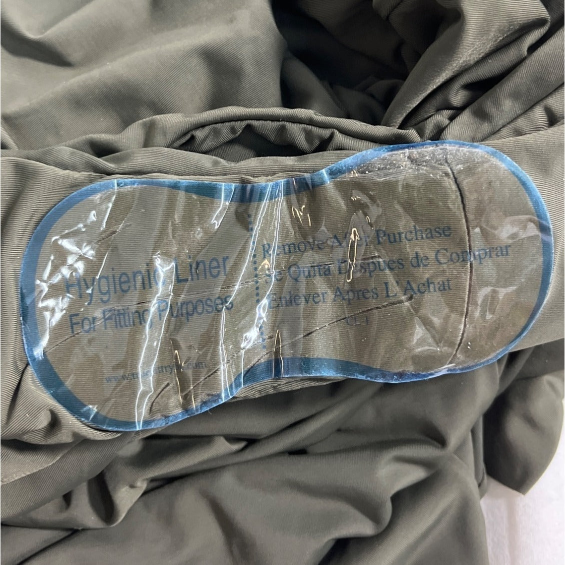 So De Mel Olive Green Maillot Maiorca Ruffle One-Piece Swimsuit Sz L/G