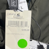 So De Mel Olive Green Maillot Maiorca Ruffle One-Piece Swimsuit Sz L/G