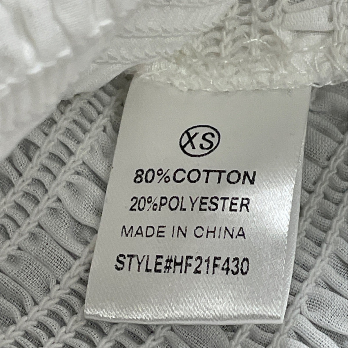 FashionNova Women’s White Ruffle Tie-Strap Mini Dress Size XS - New