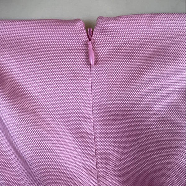 Ann Taylor Pink Sleeveless Belted Sheath Dress Size 4