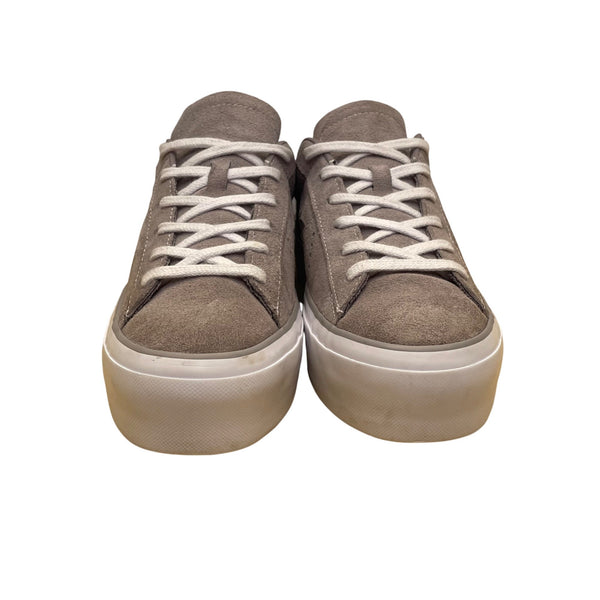 Converse Women’s Grey Suede One Star Platform OX Rhubarb Sneakers Size 8