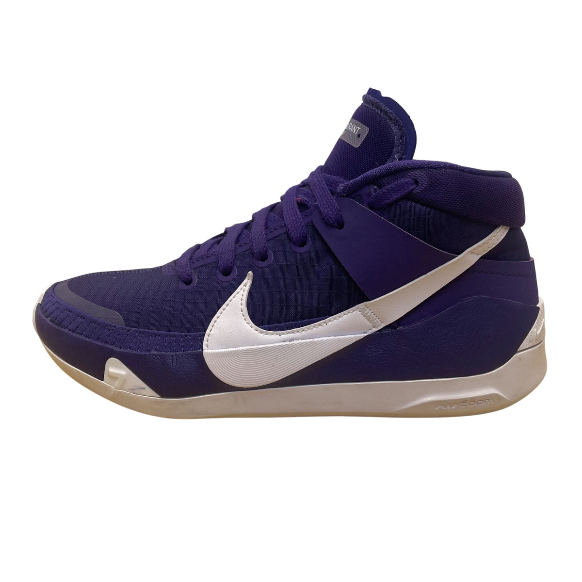 Nike Mens Purple/White Kevin Durant No 7 Air Zoom Basketball Sneakers Size 6