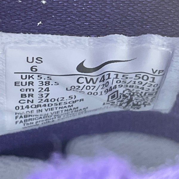 Nike Mens Purple/White Kevin Durant No 7 Air Zoom Basketball Sneakers Size 6