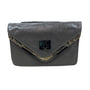 BCBGeneration Women's Grey Green Snake Skin Print Shoulder Bag Sz M