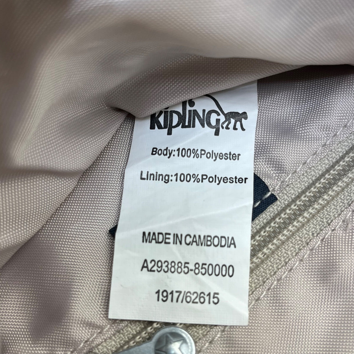 Kipling Women’s Blue Multi Floral Pattern Adjustable Strap Crossbody Bag Size M