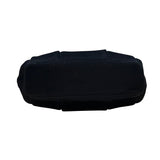 Vintage Rosenfeld Black Gold Clasp & Purple Gem Detail Evening Clutch Bag Sz S