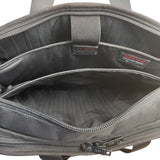 Tumi Alpha 3 Black Nylon Handles & Shoulder Strap T-Pass Laptop Briefcase Sz L