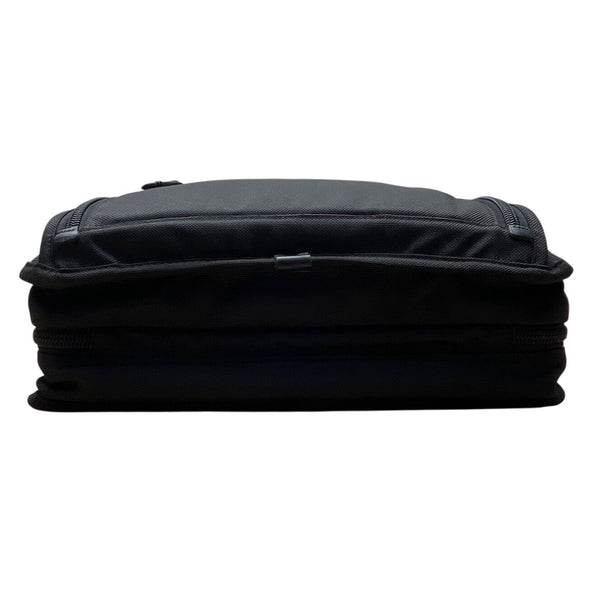 Tumi Alpha 3 Black Nylon Handles & Shoulder Strap T-Pass Laptop Briefcase Sz L