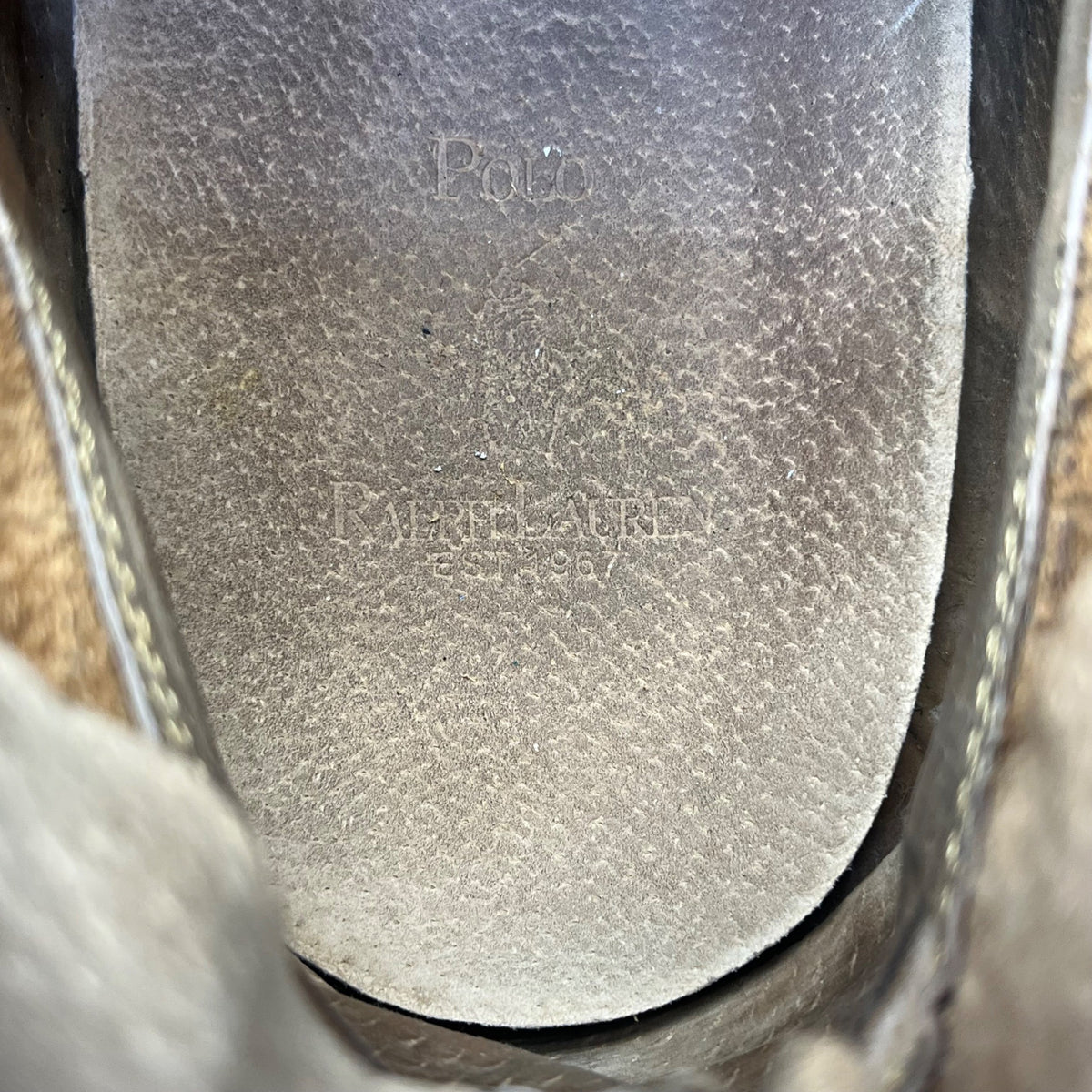 Polo Ralph Lauren Men’s Brown Leather Lace Up Rumford Moc Toe Ankle Boots Sz 12D