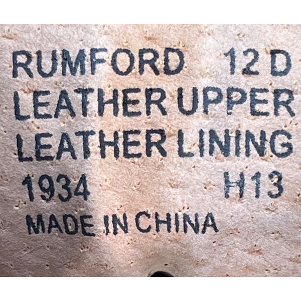 Polo Ralph Lauren Men’s Brown Leather Lace Up Rumford Moc Toe Ankle Boots Sz 12D