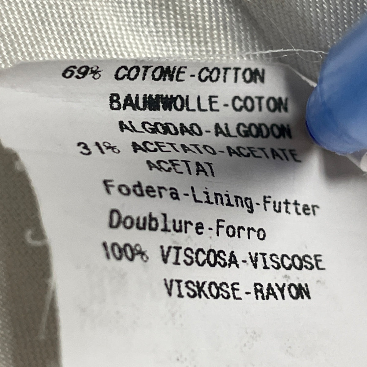 Armani Womens Blue & White Striped Cotton/Acetate Blazer Size 8 Slim Fit Stylish