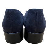 Jean Paul Barriere Accessoire Caviar Black Pumps Suede Square Toe Shoes Sz 6