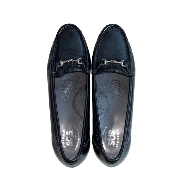 Simplify Women's Black Slip On Comfort Loafers Sz 8.5 Narrow- NWB