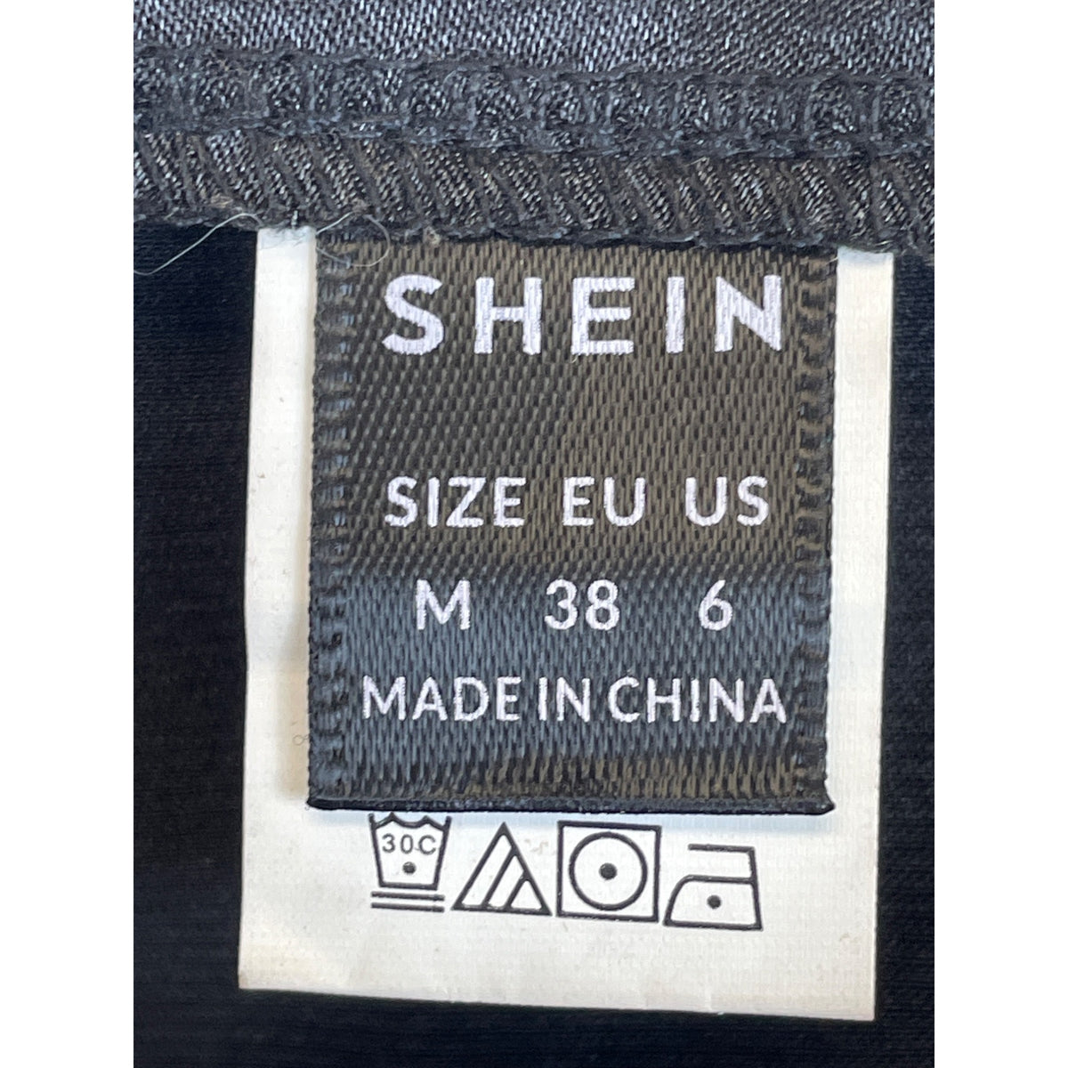 Shein Womens Black Satin Lace-Up Side Tie Camisole Crop Top Medium